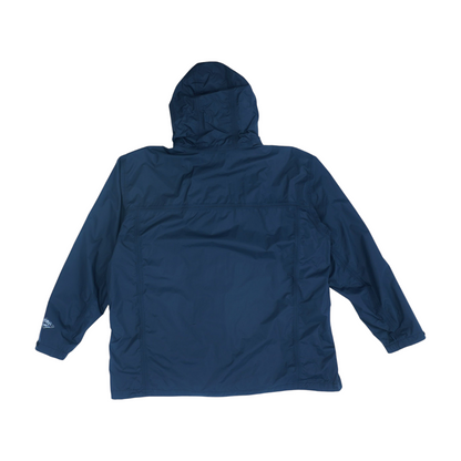 Black Solid Rain Jacket