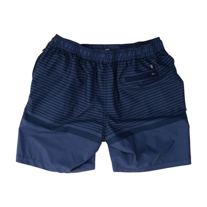 Navy Striped Swim Bottom