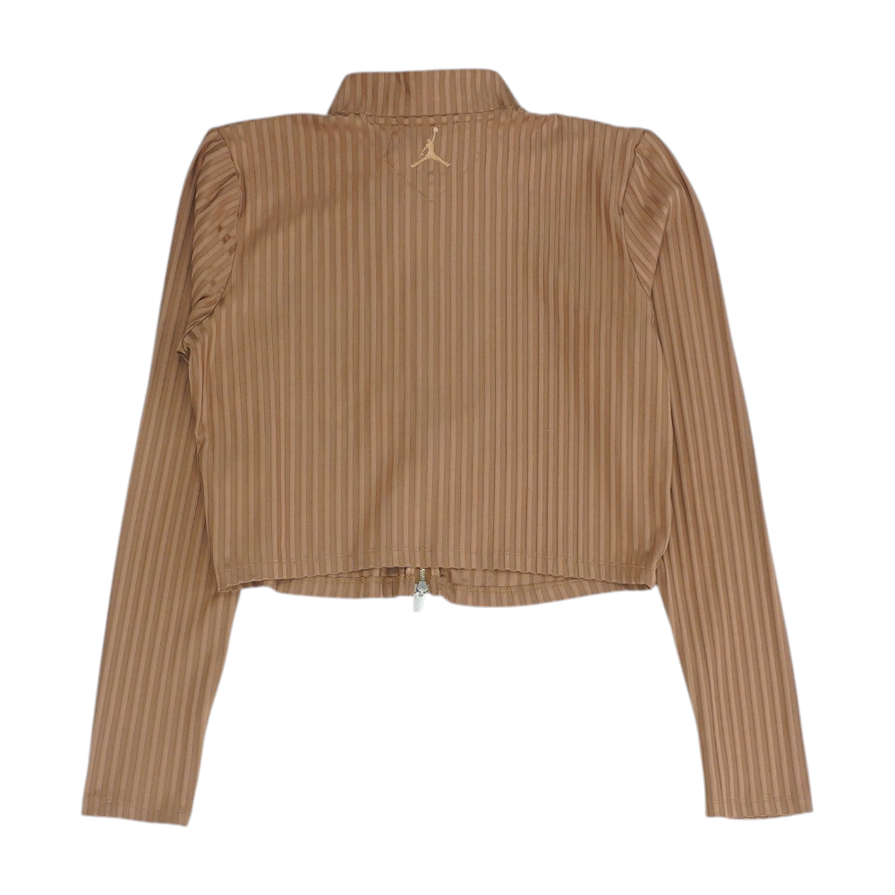 Brown Solid Active Jacket