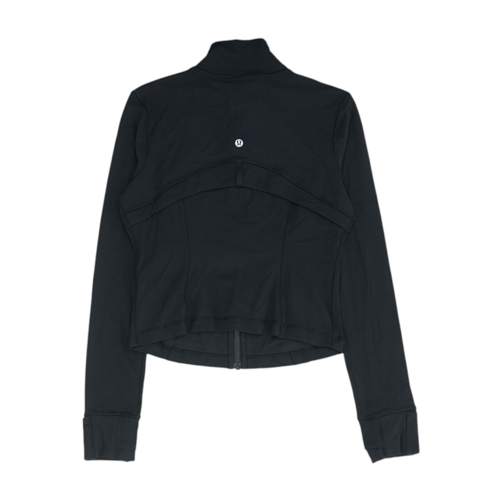 Black Solid Active Jacket
