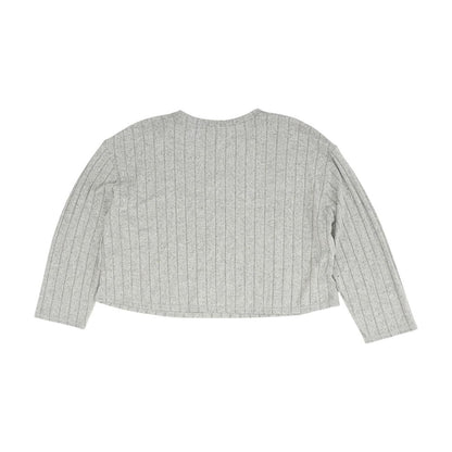 Gray Solid Pajama Top