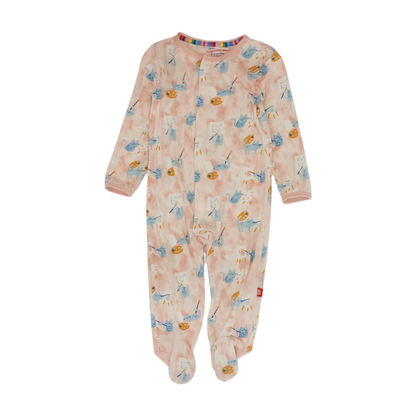 Peach Print One-Piece