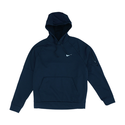 Black Solid Hoodie Pullover