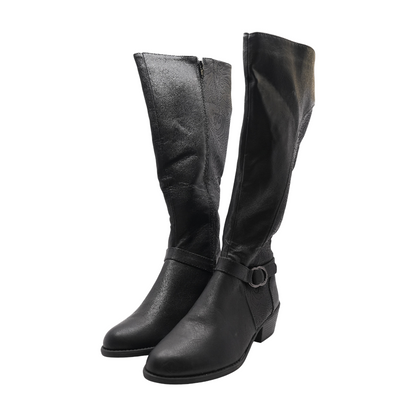 Black Knee-High Boots