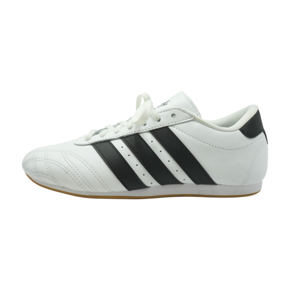 adidas White Core Black Gum Low-Top Athletic Shoes – Image 1