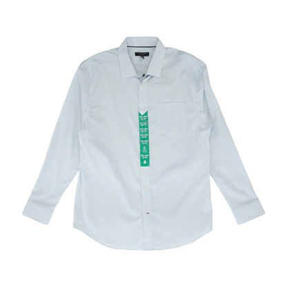 White Check Long Sleeve Button Down