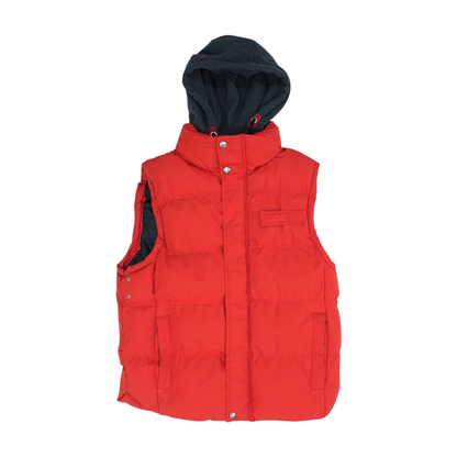 Red Solid Active Vest