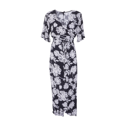 Black Floral Maxi Dress