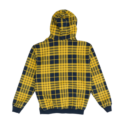 Yellow Plaid Hoodie Pullover