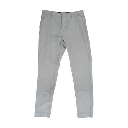 Gray Polka Dot Dress Pants