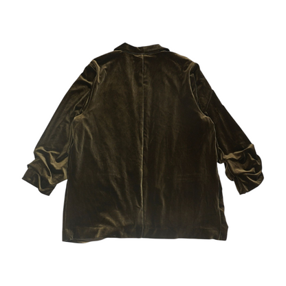 Brown Solid Blazer