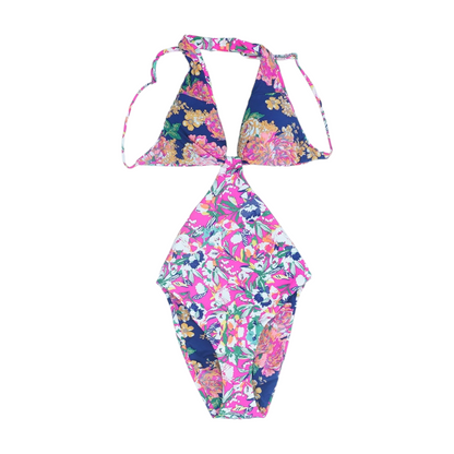 Multi Floral One-Piece