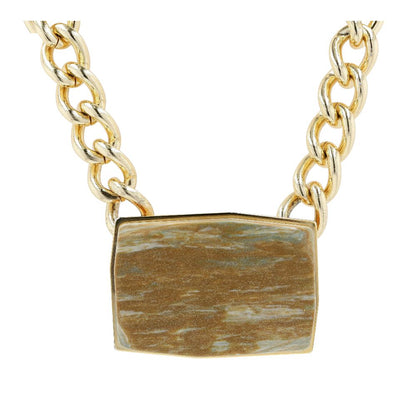 Gold Tone Madeline Statement Necklace