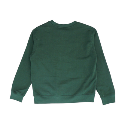 Green Solid Sweatshirt Pullover