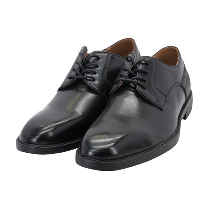 Black Lace-Up Dress Shoes