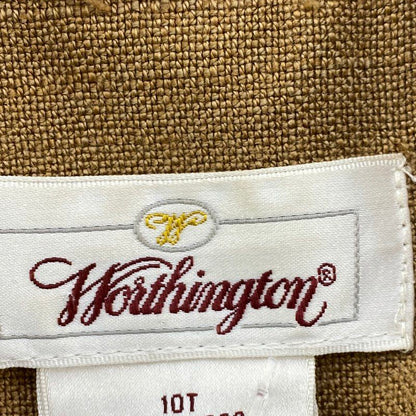 Vintage Brown Solid Blazer