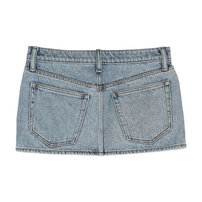 Blue Mini Skirt
