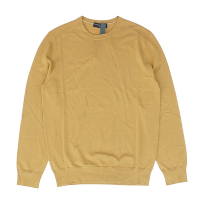 Brown Solid Pullover Sweater