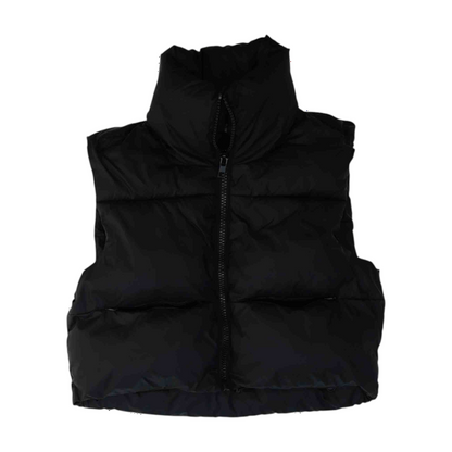 Black Solid Vest