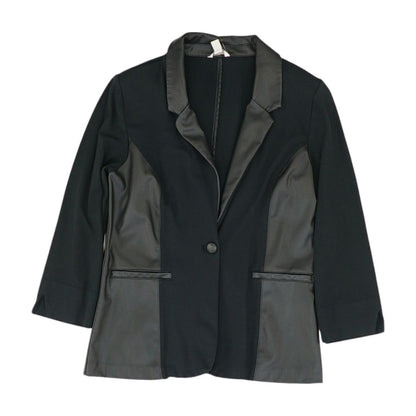 Black Solid Blazer