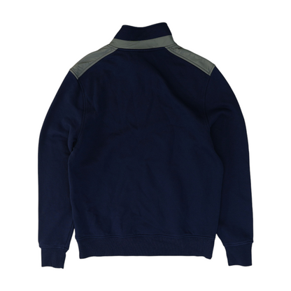 Navy Solid 1/4 Zip Pullover