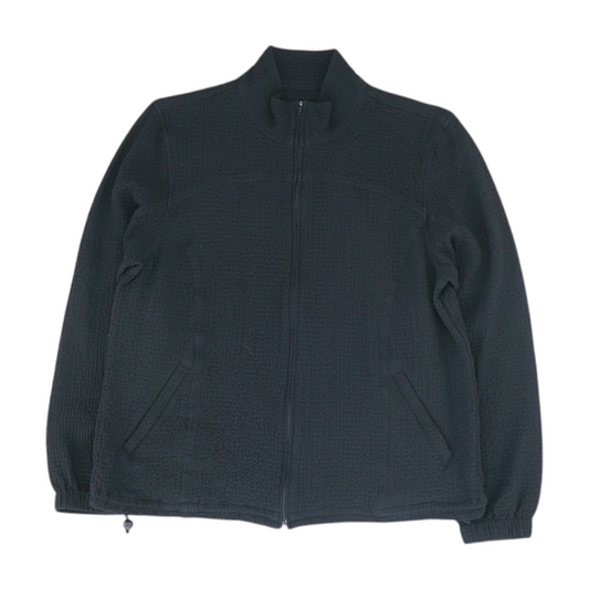 Black Petite Solid Active Jacket