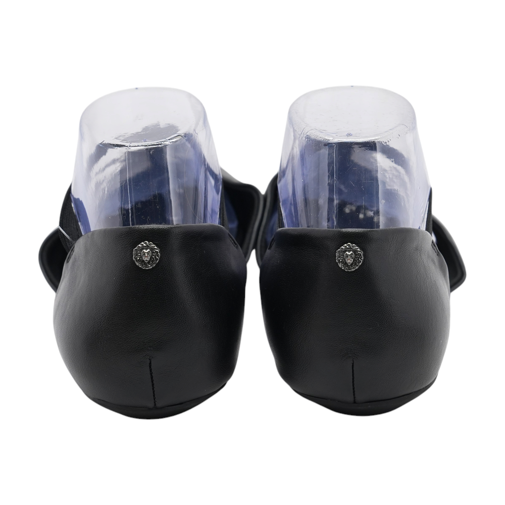 Black Slip-On Flats