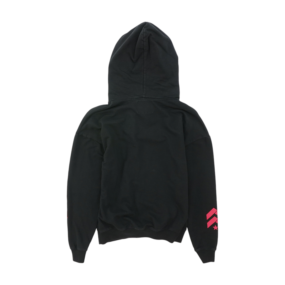 Black Solid Hoodie Pullover