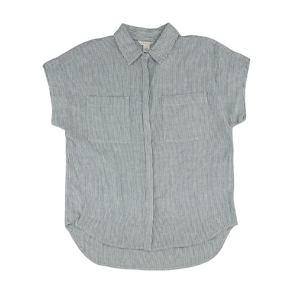 Blue Striped Button Down