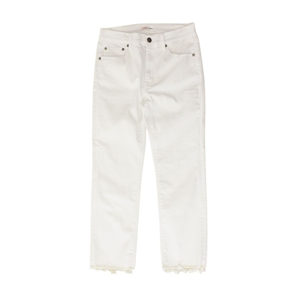 White Solid Capri Regular Jeans – Unclaimed Baggage