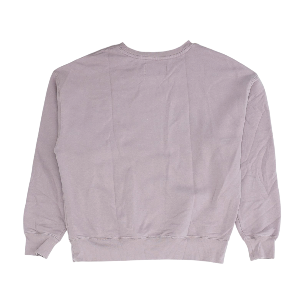 Purple Solid Sweatshirt Pullover