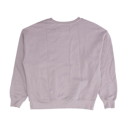 Purple Solid Sweatshirt Pullover