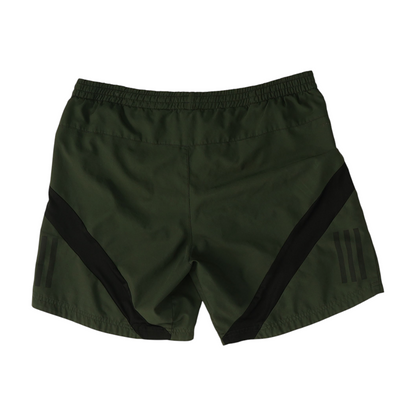 Green Solid Active Shorts