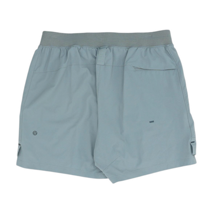 Gray Solid Active Shorts