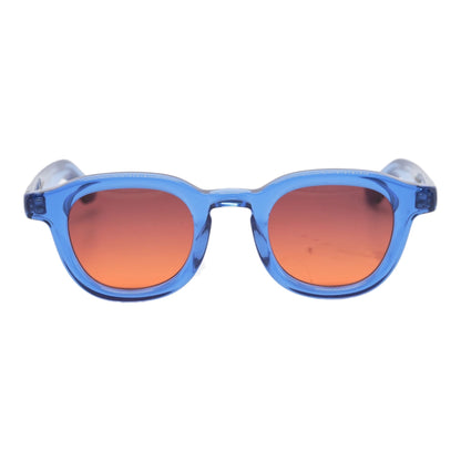 Blue Dahven Round Sunglasses