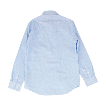 Blue Check Long Sleeve Button Down