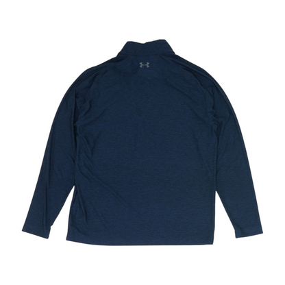 Navy Solid 1/4 Zip Pullover