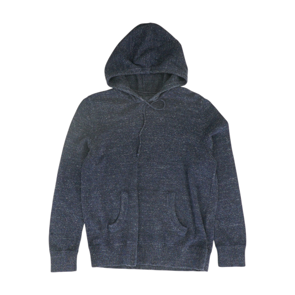 Navy Solid Hoodie Pullover
