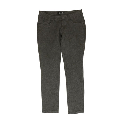 Gray Solid Pants
