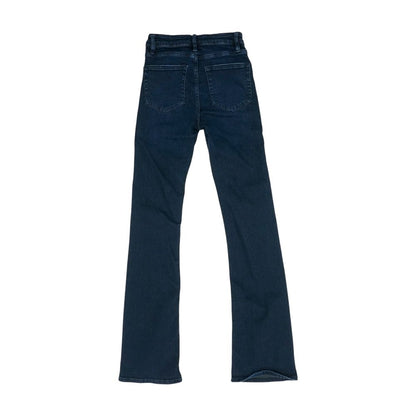 Blue High Rise Bootcut Jeans