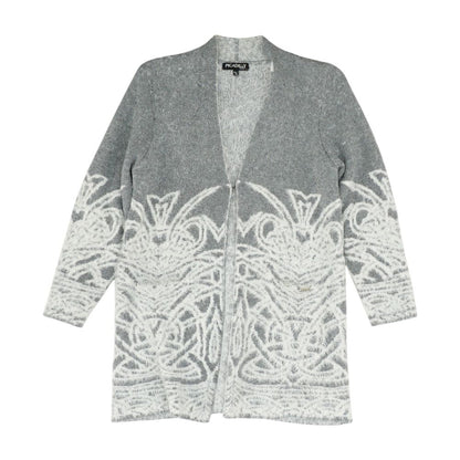 Gray Misc. Cardigan Sweater