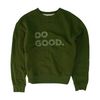 Green Solid Sweatshirt Pullover