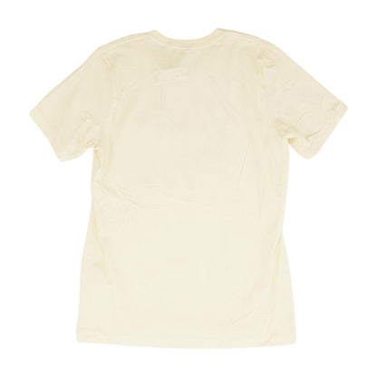 Beige Solid Crewneck T-Shirt