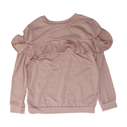 Pink Solid Sweatshirt Pullover
