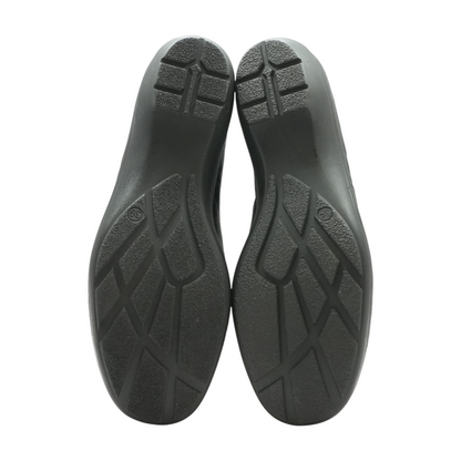 Black Slip-On Flats