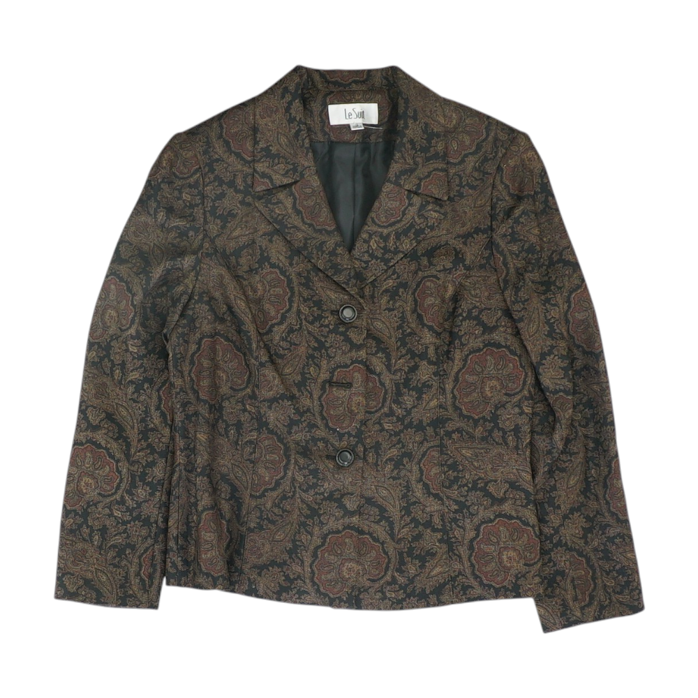 Black Paisley Blazer