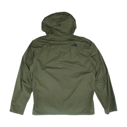 Green Solid Rain Jacket