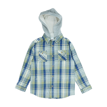 Multi Plaid Flannel Button Down