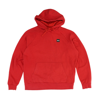 Red Solid Hoodie Pullover