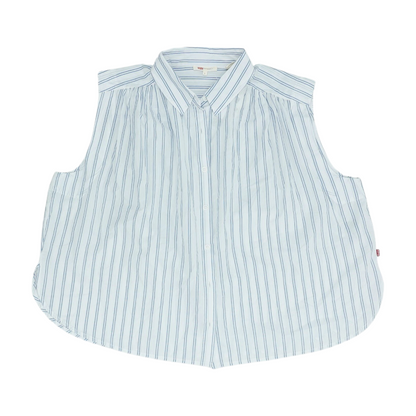 White Striped Button Down